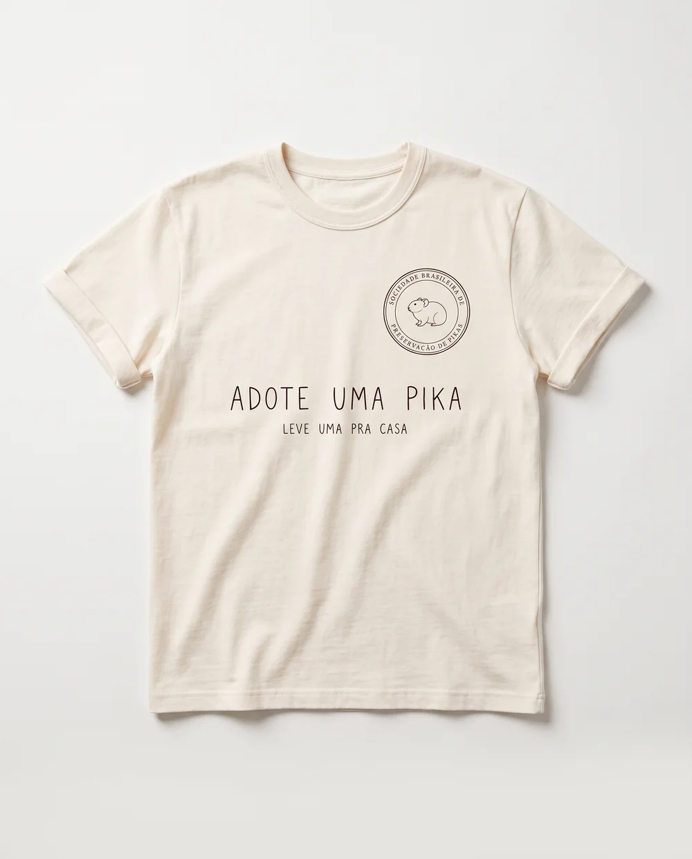 Estampa Adote uma Pika — Leve uma pra casa